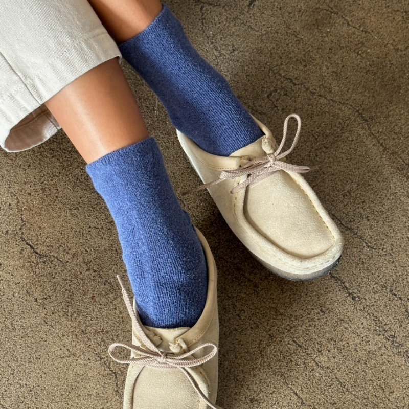 Cloud Socks -Bijou Blue