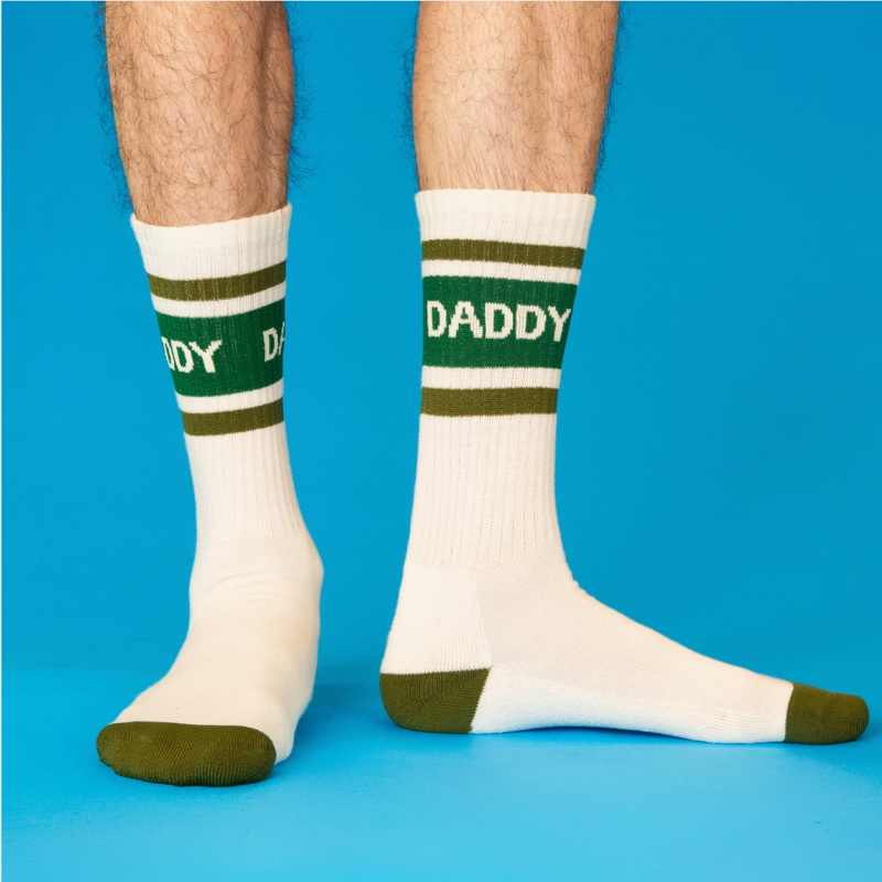 Ribbed Crew Socks - Daddy