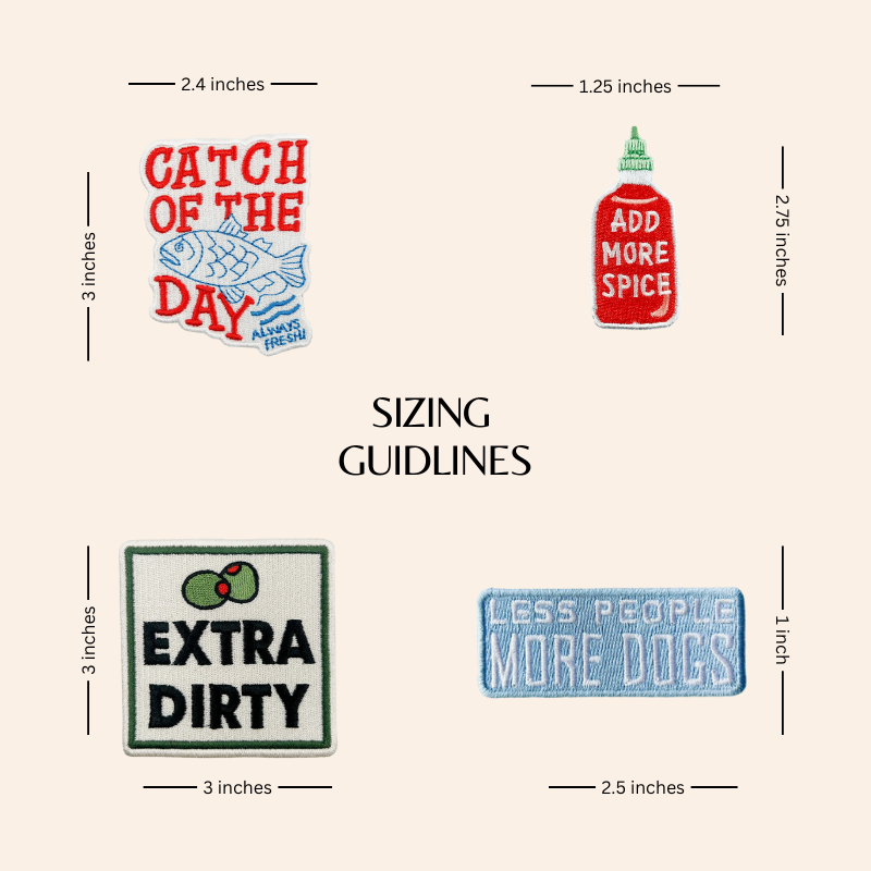 Field Trip Iron-On Patches