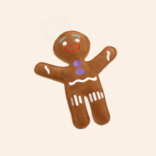 Eco Dog Toy - Jean Genie Gingerbread
