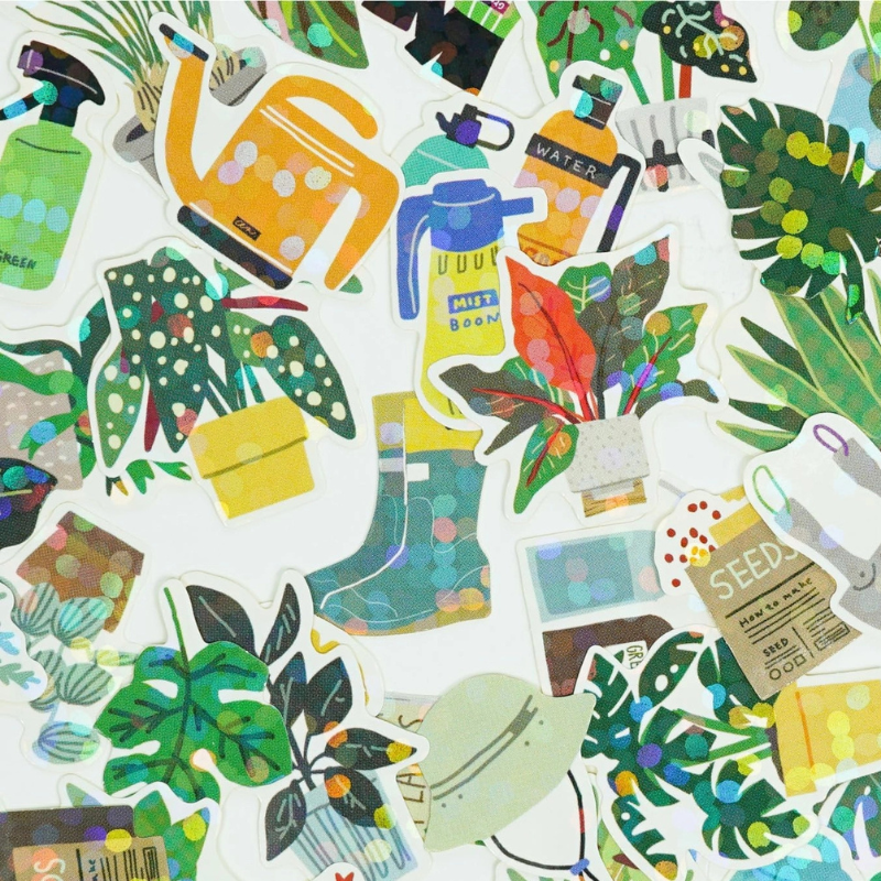 Hako Stickers - Green Market