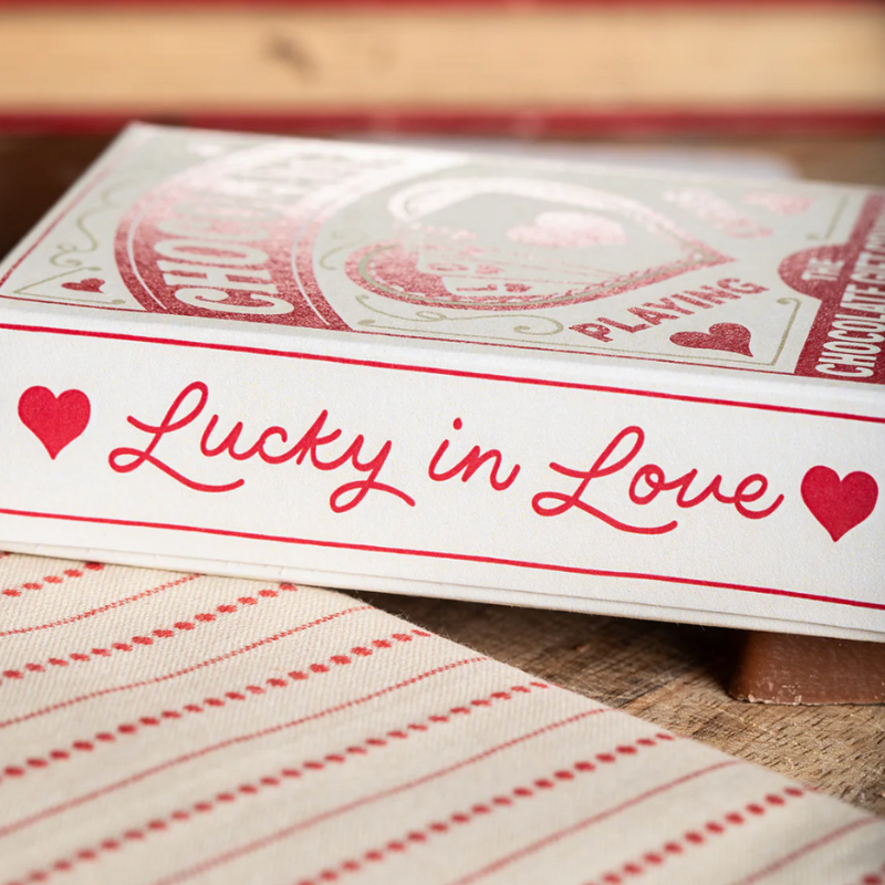 Lucky in Love Chocolate Playing Cards