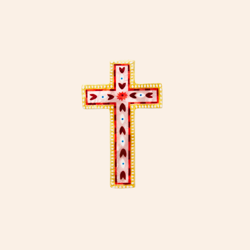 Shell Tile - All Seeing Eye Cross