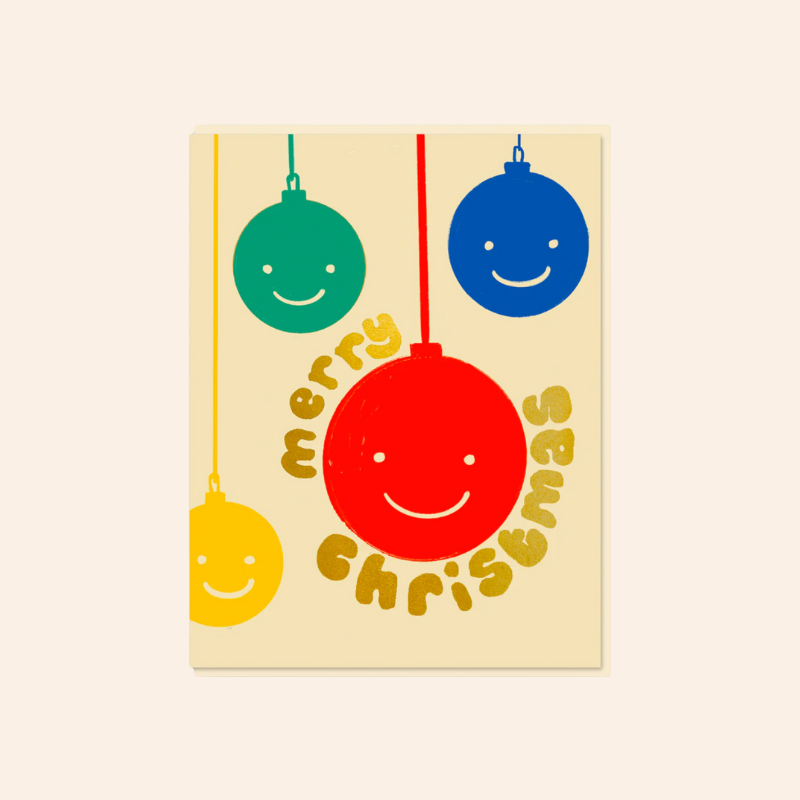 Happy Baubles Card