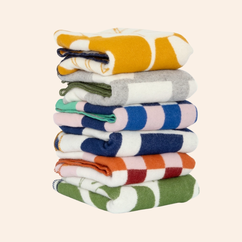 Wool Blanket - Mustard Leaf