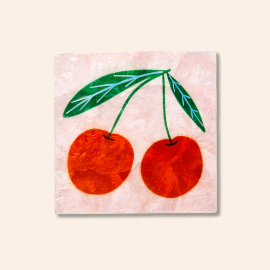 Shell Tile - Cherries