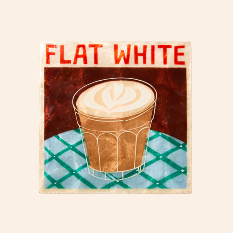 Shell Tile - Flat White