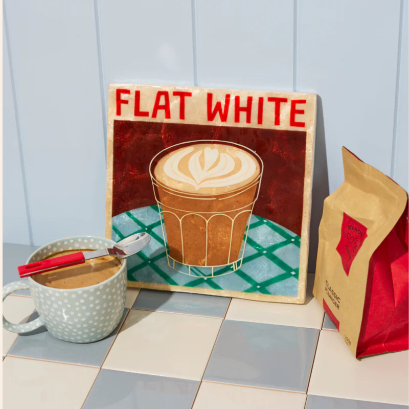 Shell Tile - Flat White