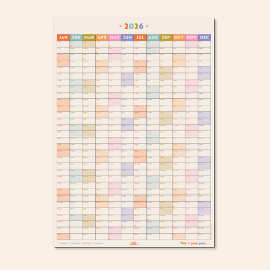2026 Wall Calendar - Portrait