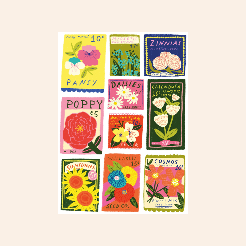 1000 Piece Jigsaw Puzzle - Seeds