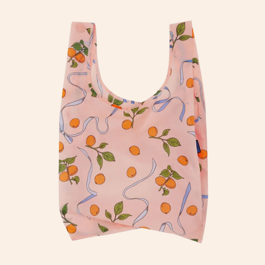 Baggu Reusable Bag - Apricots & Ribbons