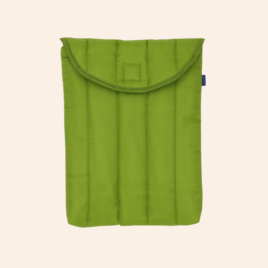 Baggu Laptop Sleeve - Green Juice