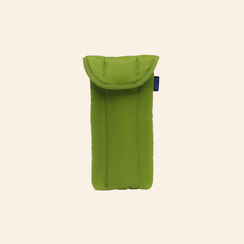 Baggu Puffy Glasses Sleeve - Green Juice
