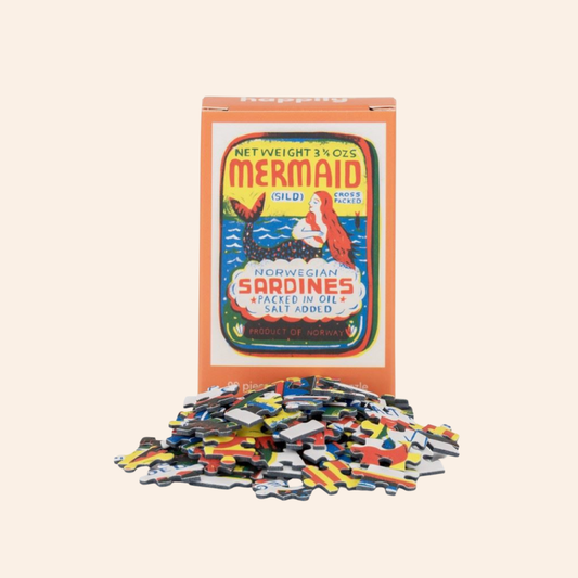 Mini Jigsaw Puzzle - Mermaid Sardines