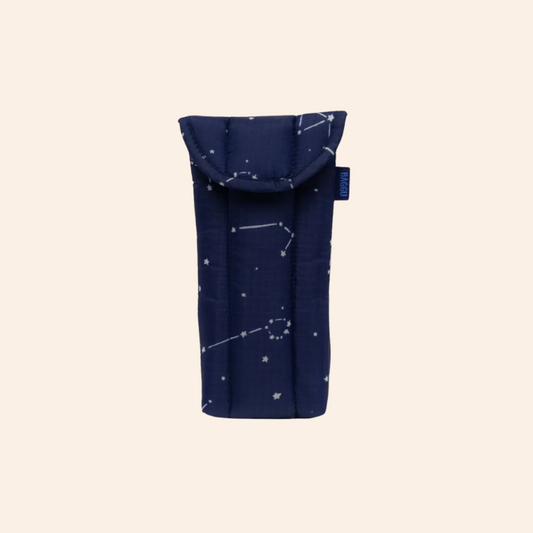Baggu Puffy Glasses Sleeve - Constellation Midnight