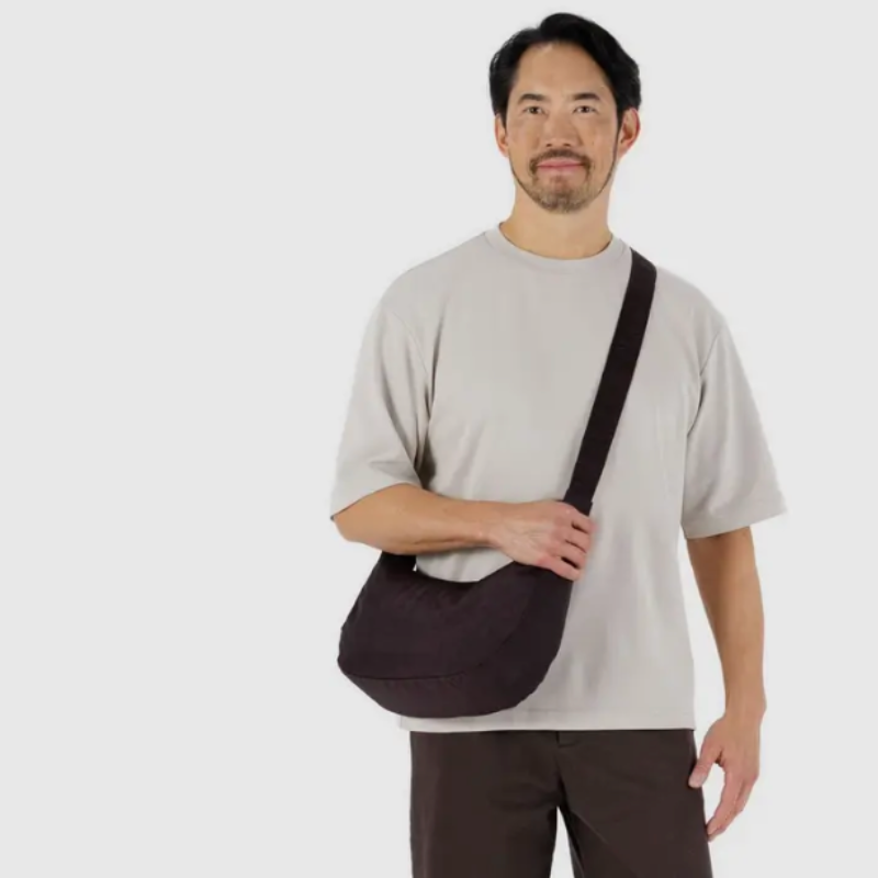 Baggu Crescent Bag - Chocolate Plum