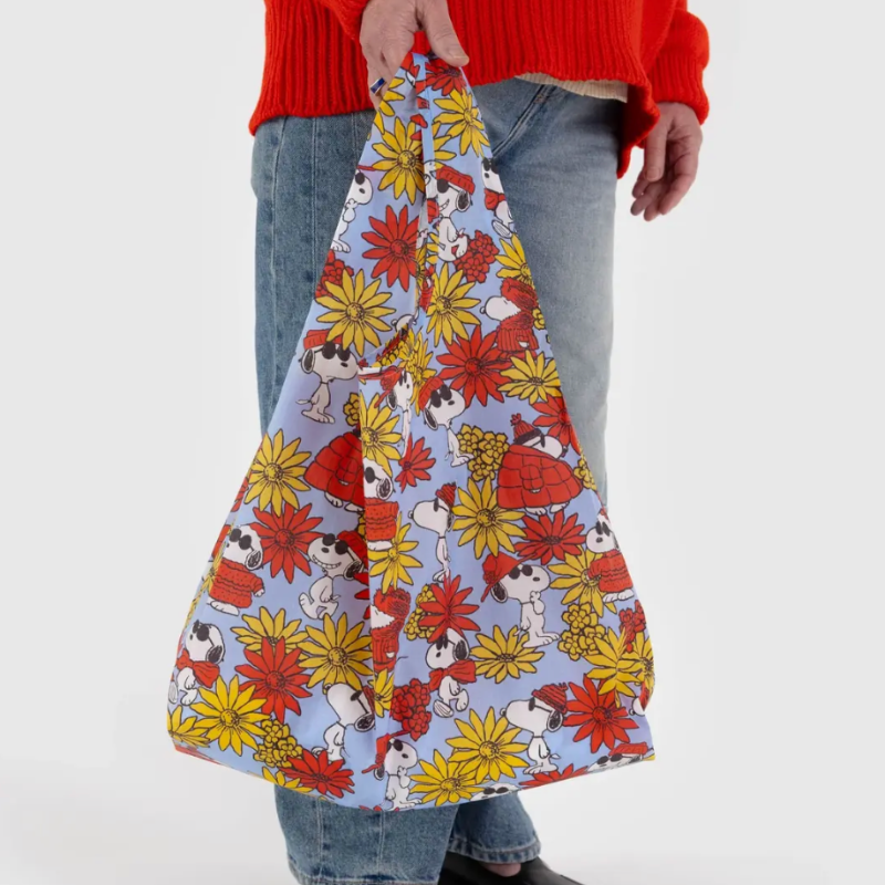 Baggu Reusable Bag - Floral Snoopy
