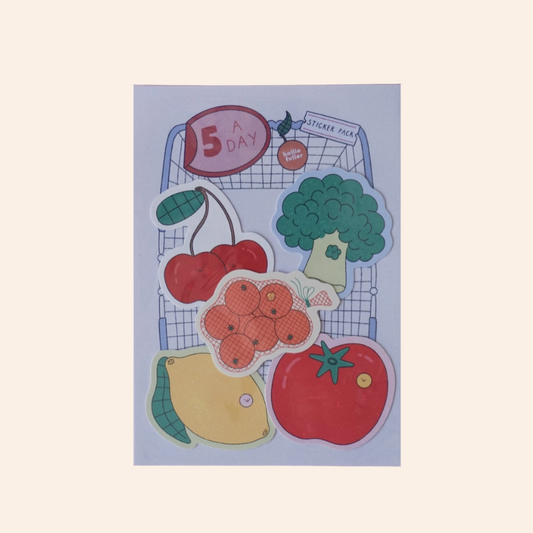 Sticker Pack - 5 A Day