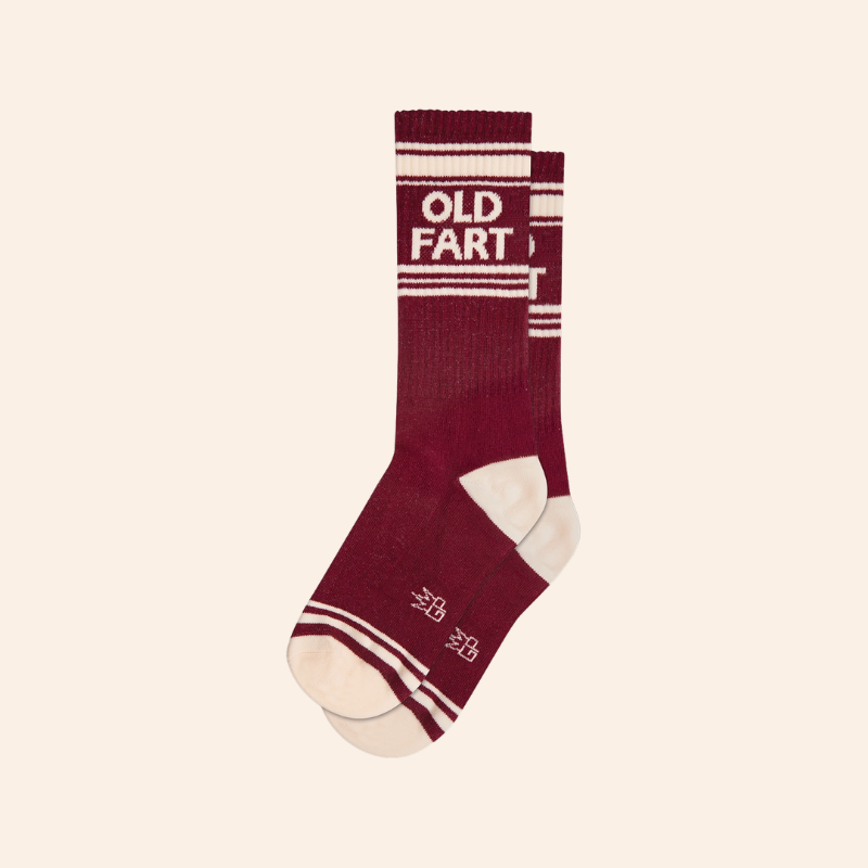 Ribbed Crew Socks - Old Fart
