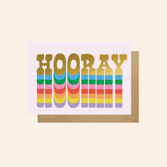 Hooray Rainbow Card