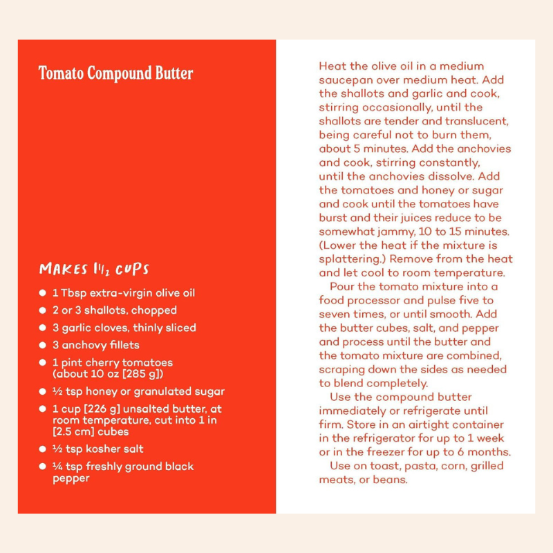 Tomato Deck Recipe Cards