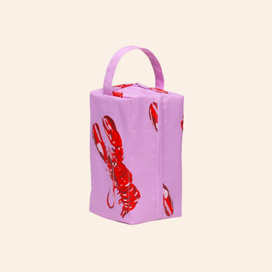 Baggu Dopp Kit - Pink Lobster