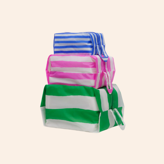 Baggu 3D Zip Set - Painted Stripe
