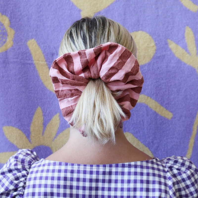 Seersucker Scrunchies