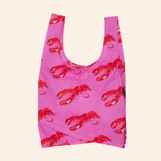 Baggu Reusable Bag - Pink Lobster