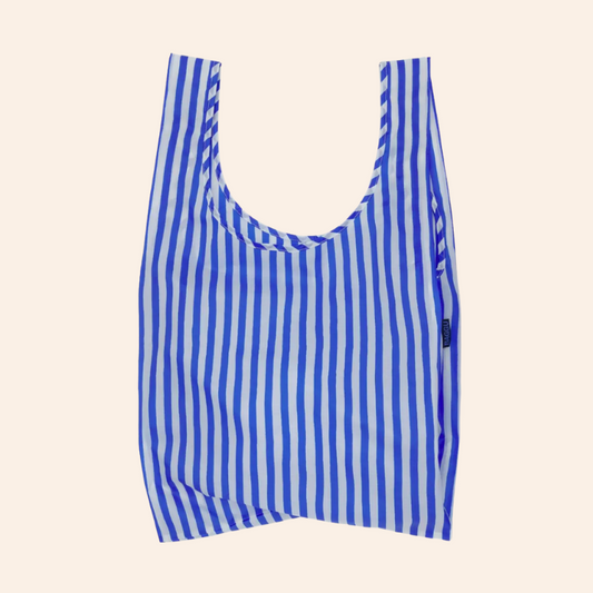 Baggu Reusable Bag - Blue Painted Stripe