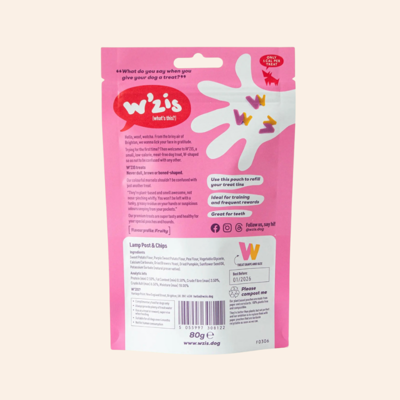 W'ZIS Treat Pouch - Lamp Post & Chips