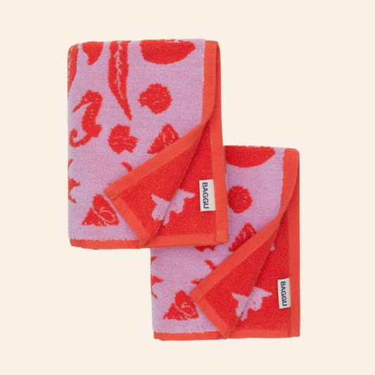 Baggu Hand Towels - Sea Shells