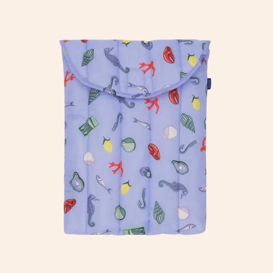 Baggu Laptop Sleeve - Sea Charms