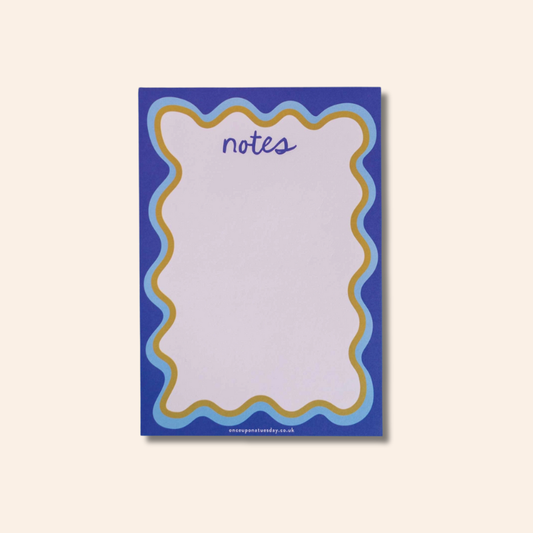 Good Tuesday Wavy Notepad