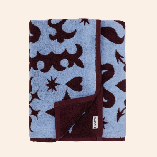 Baggu Bath Towel - Western Cut-Outs