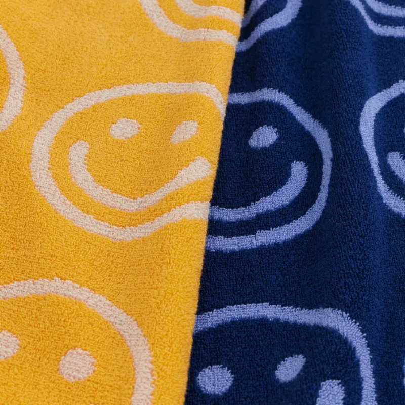 Baggu Hand Towels - Happy Blue Marigold