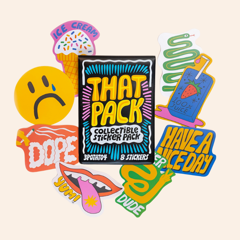 Three Potato Four Stickers