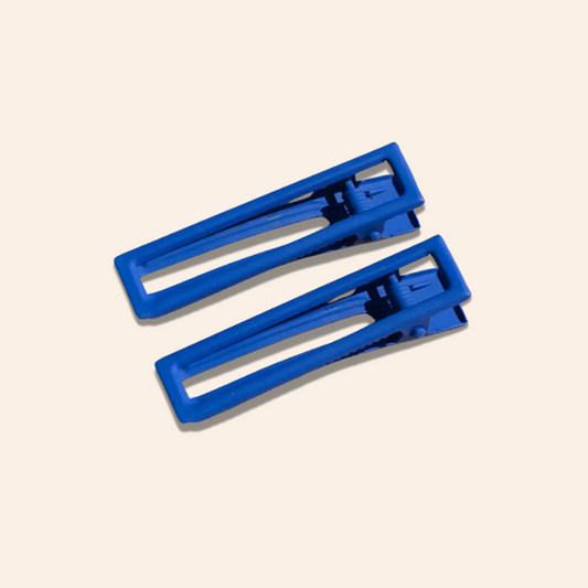 Lu Lu Hair Clip Set - Cobalt