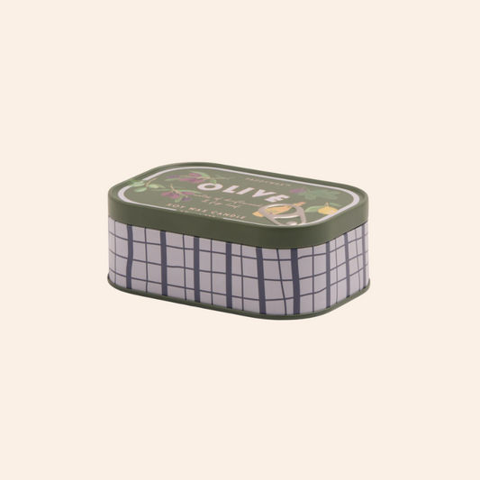 Tin Candle - Olive