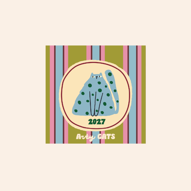2027 Calendar - Arty Cats