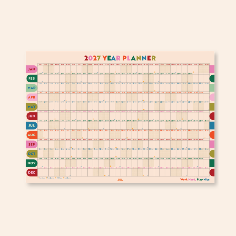 2027 Wall Planner
