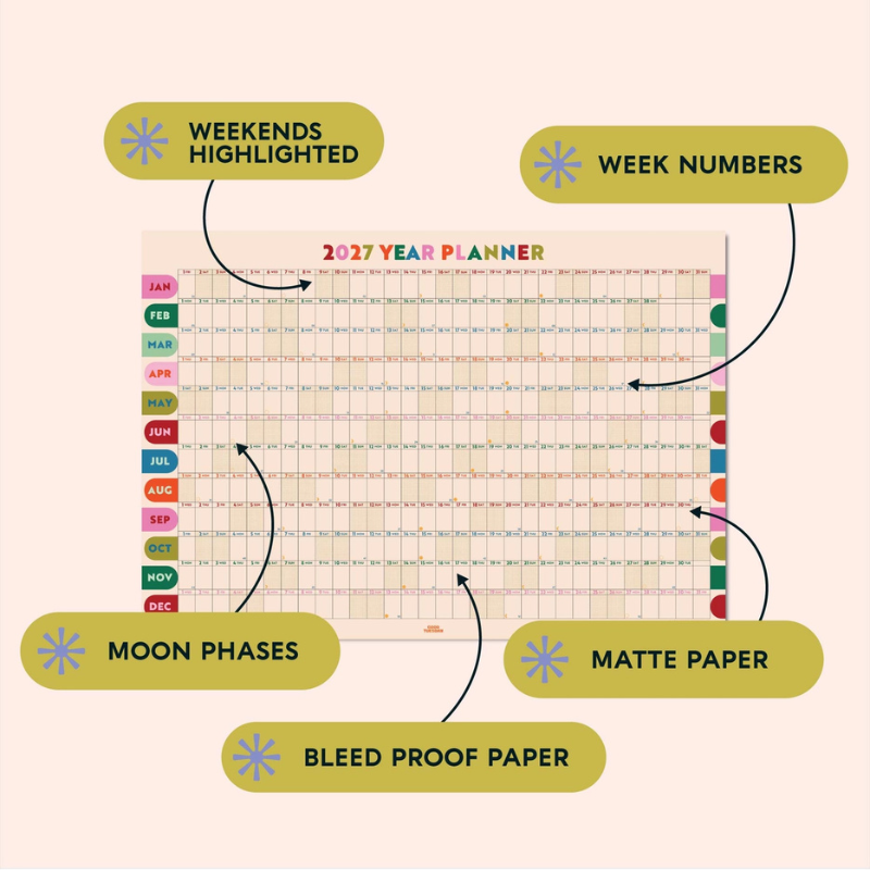 2027 Wall Planner