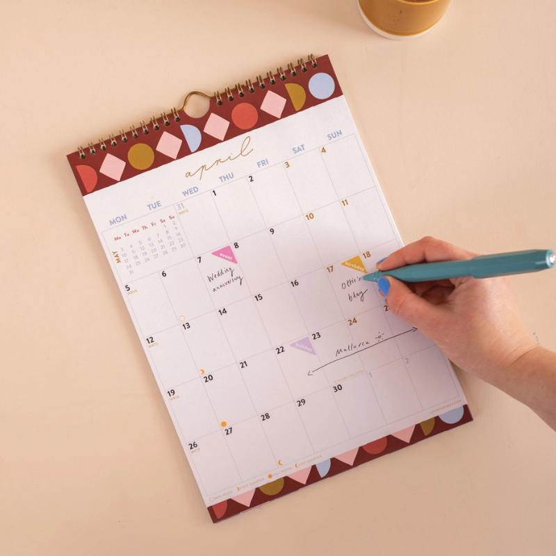 2027 Calendar - Boho Circus
