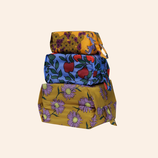 Baggu 3D Zip Set - Night Orchard