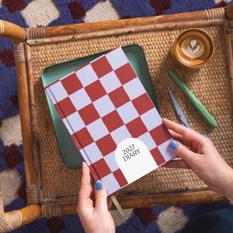 2027 Diary - Blueberry Check