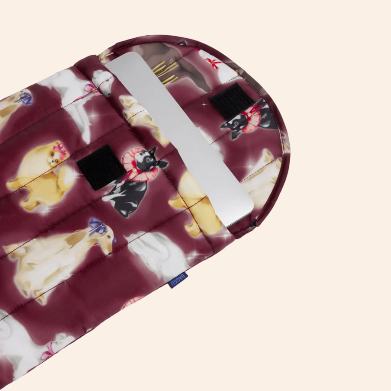 Baggu Laptop Sleeve - Fancy Dogs
