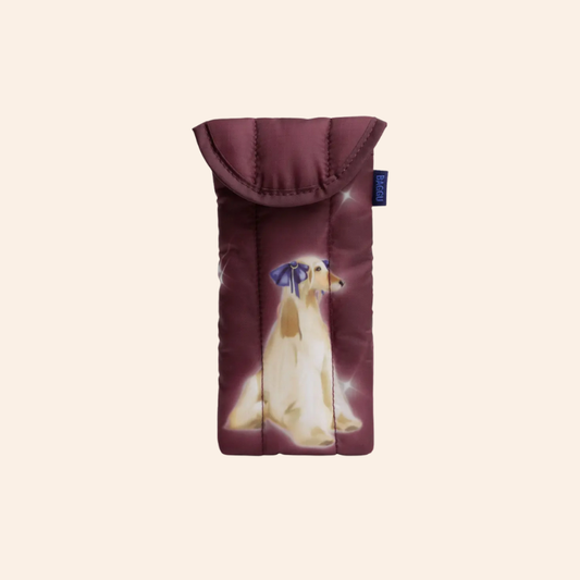 Baggu Puffy Glasses Sleeve - Fancy Dogs