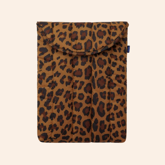 Baggu Laptop Sleeve - Leopard