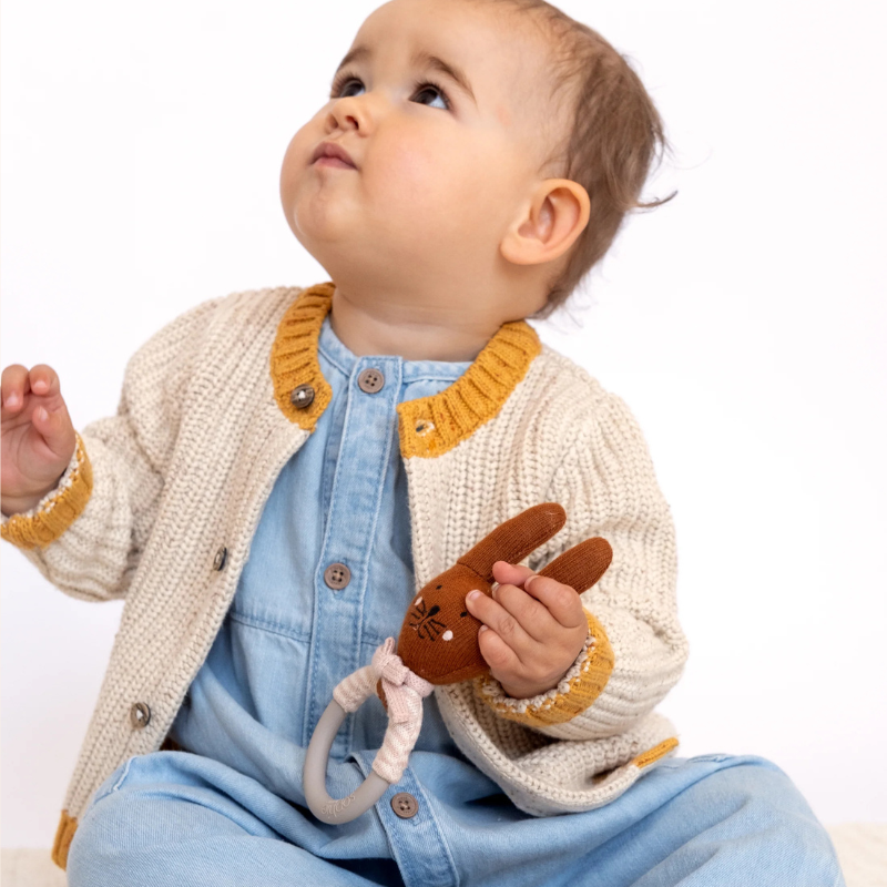 Teething Rattle - Rabbit