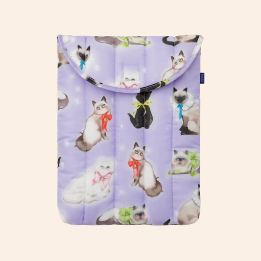 Baggu Laptop Sleeve - Fancy Cats